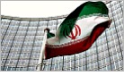 Iranian flag at IAEA