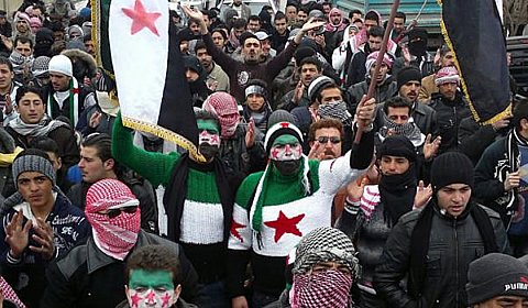 Syrians protest on Mar 2, 2012.jpg