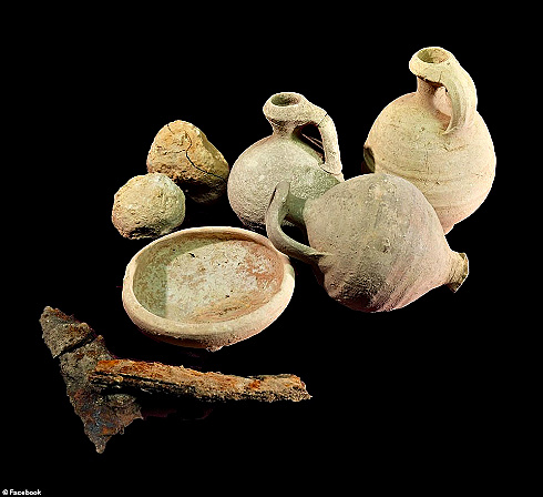 Greek fortress-trove of pottery