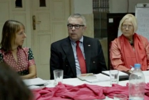 US ambassador to Pakistan meets w/Code Pink.jpg