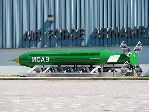 MOAB bomb-military used