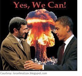 Iran-Obama & Ahmadinejad: yes we can.jpg
