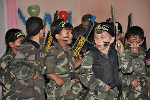 Palestinian children taught to die at Islamic-Jihad-run kindergarten.jpg