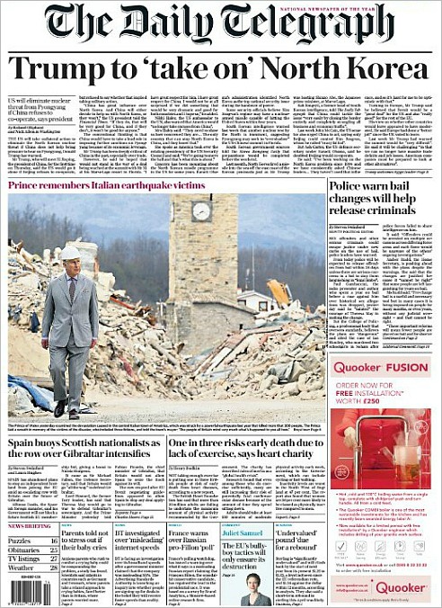 NKorea-Telegraph front page.jpg