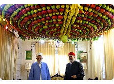 Israel-Samaritan high priest in sukkah