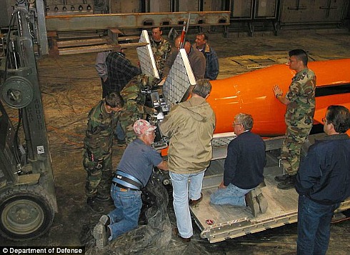 MOAB bomb-preparations