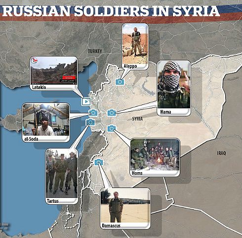 Russian soldiers in Syria