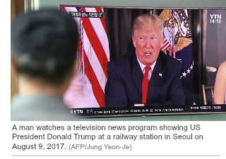 NKorea-Trump on TV